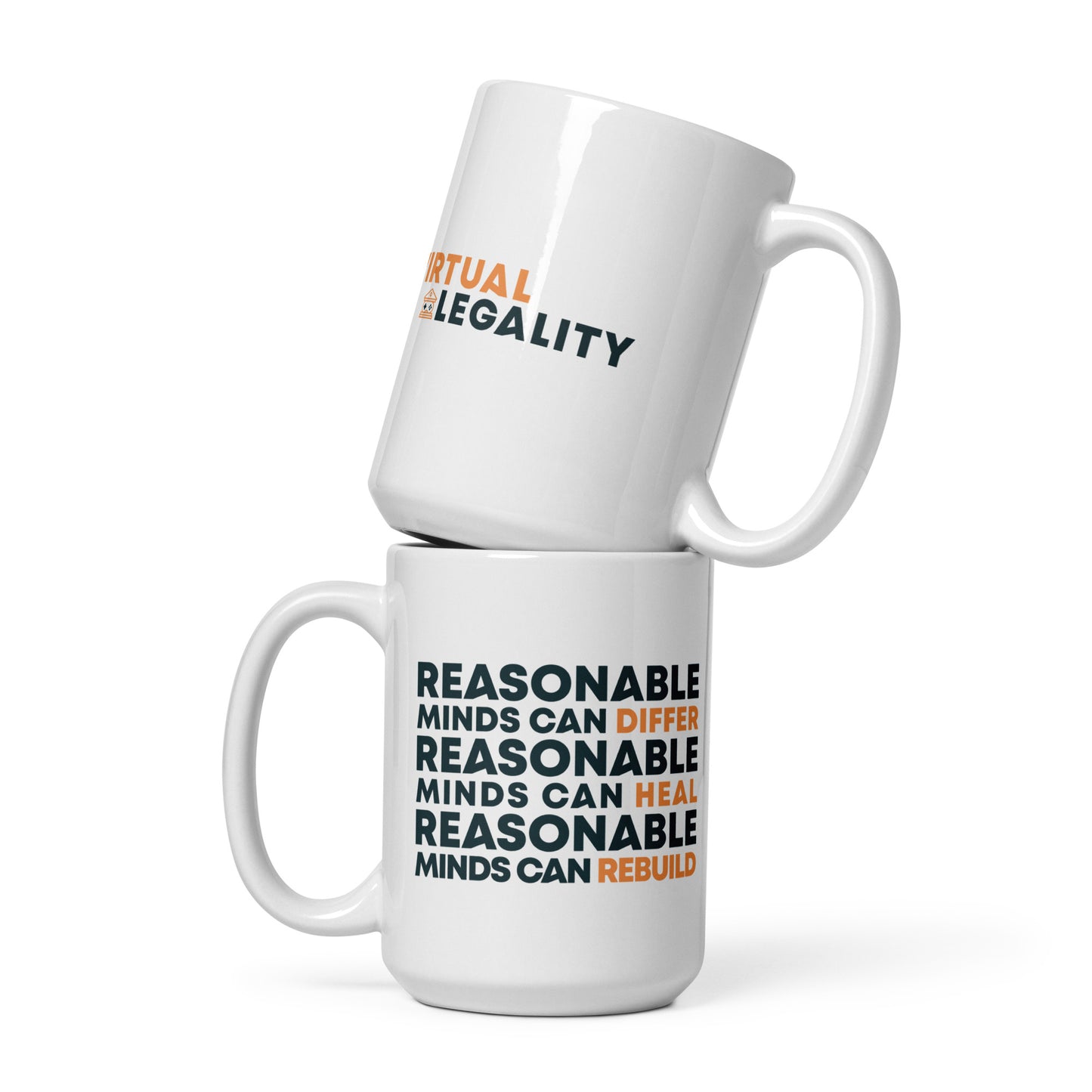 Charity Mug - Reasonable Minds Can Heal - SUPER SIZE 15oz