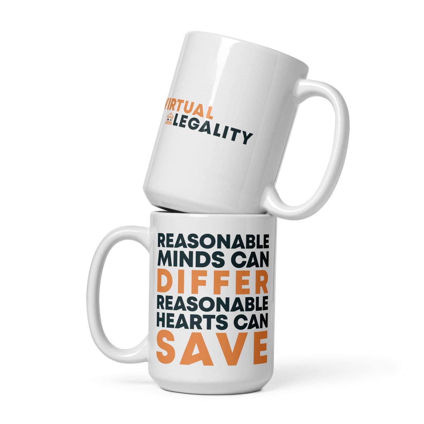 Charity Mug - Reasonable Hearts Can Save - SUPER SIZE 15oz