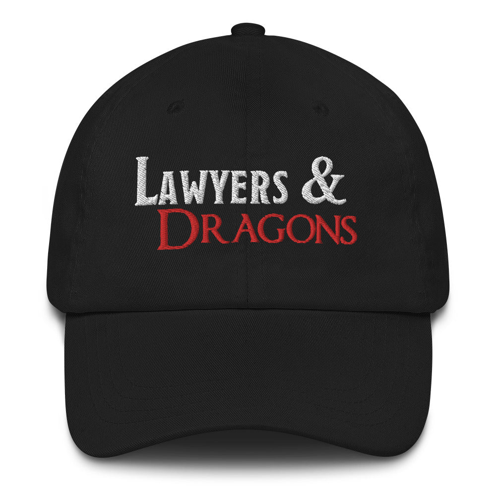 Lawyers & Dragons - Logo Title ADJUSTABLE Hat - *NEW COLORS ADDED*