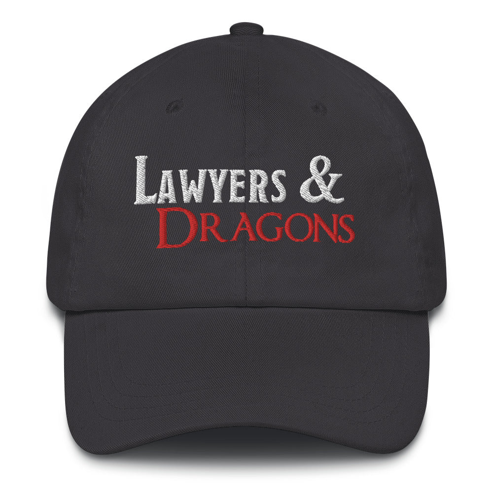Lawyers & Dragons - Logo Title ADJUSTABLE Hat - *NEW COLORS ADDED*