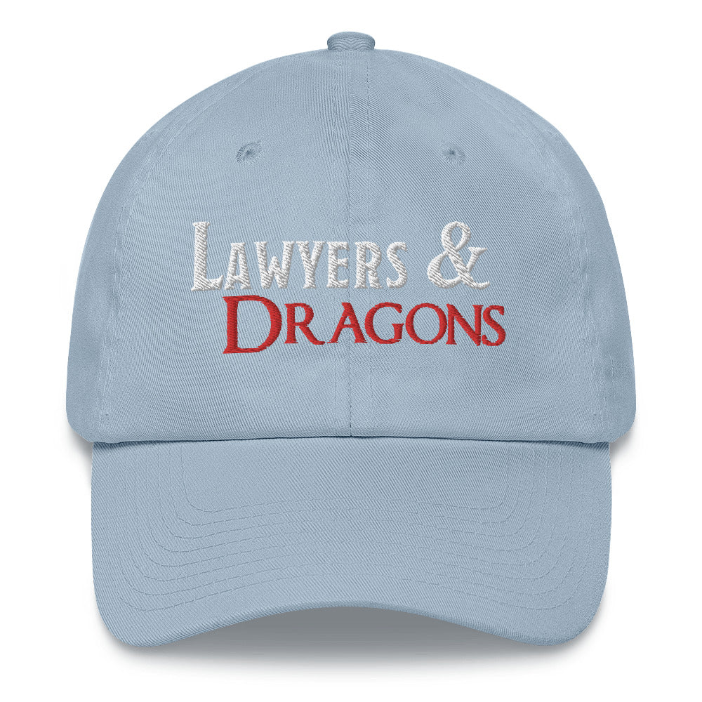 Lawyers & Dragons - Logo Title ADJUSTABLE Hat - *NEW COLORS ADDED*
