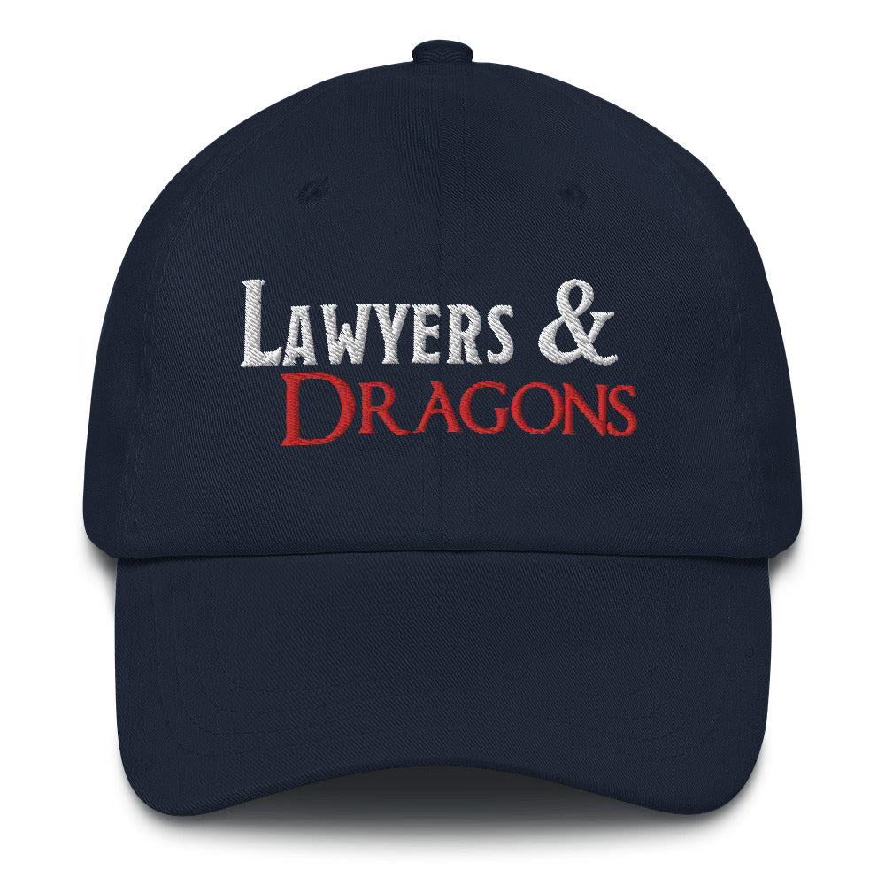 Lawyers & Dragons - Logo Title ADJUSTABLE Hat - *NEW COLORS ADDED*
