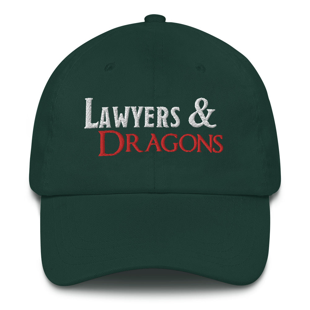 Lawyers & Dragons - Logo Title ADJUSTABLE Hat - *NEW COLORS ADDED*