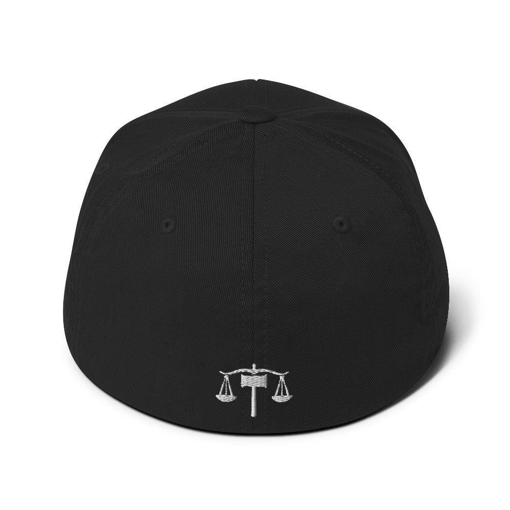 Lawyers & Dragons - Logo Title Fitted Hat - *NEW COLORS ADDED (per Glitterblade's Request)*