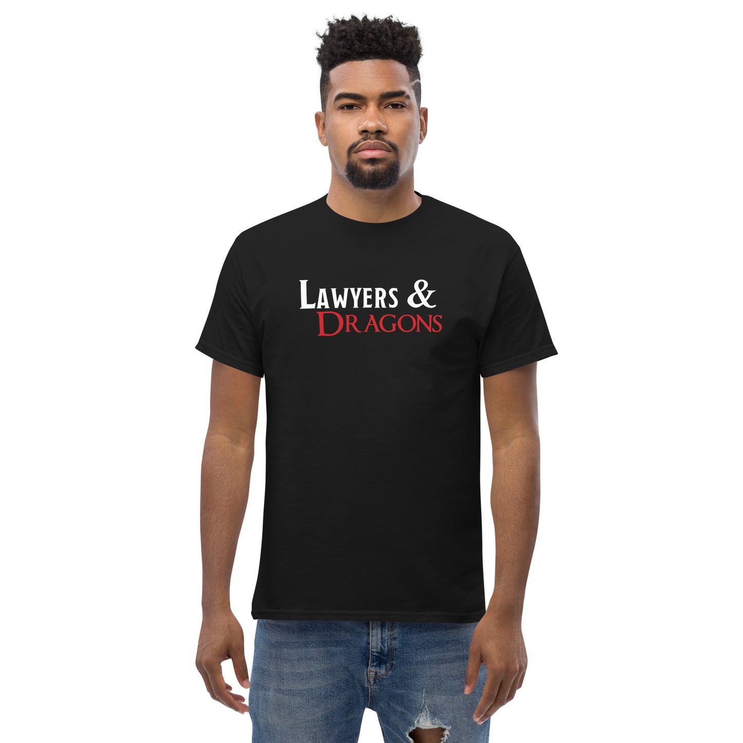 Lawyers & Dragons - Logo Title Tee - EXTENDED SIZES