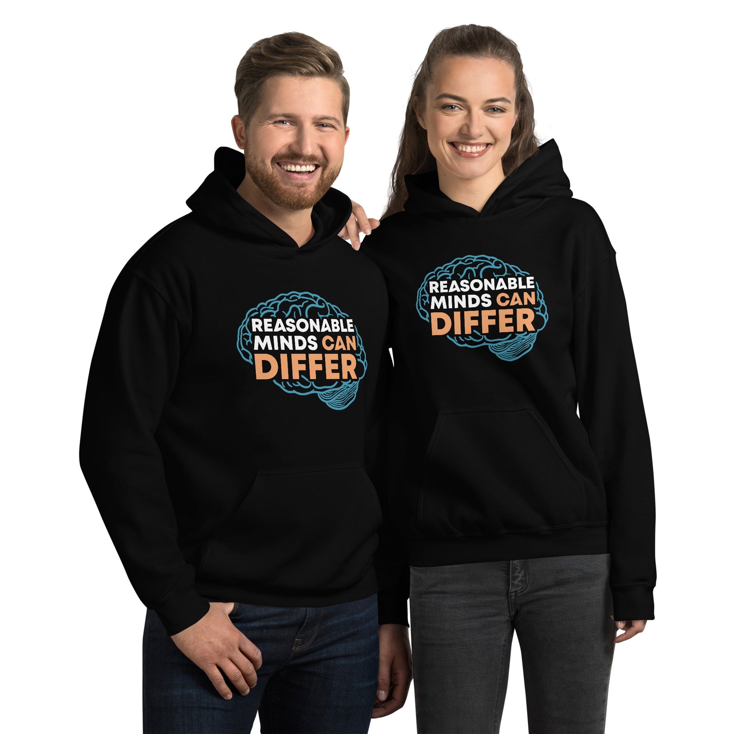 Reasonable Minds - Brainy Hoodie Extended Sizes