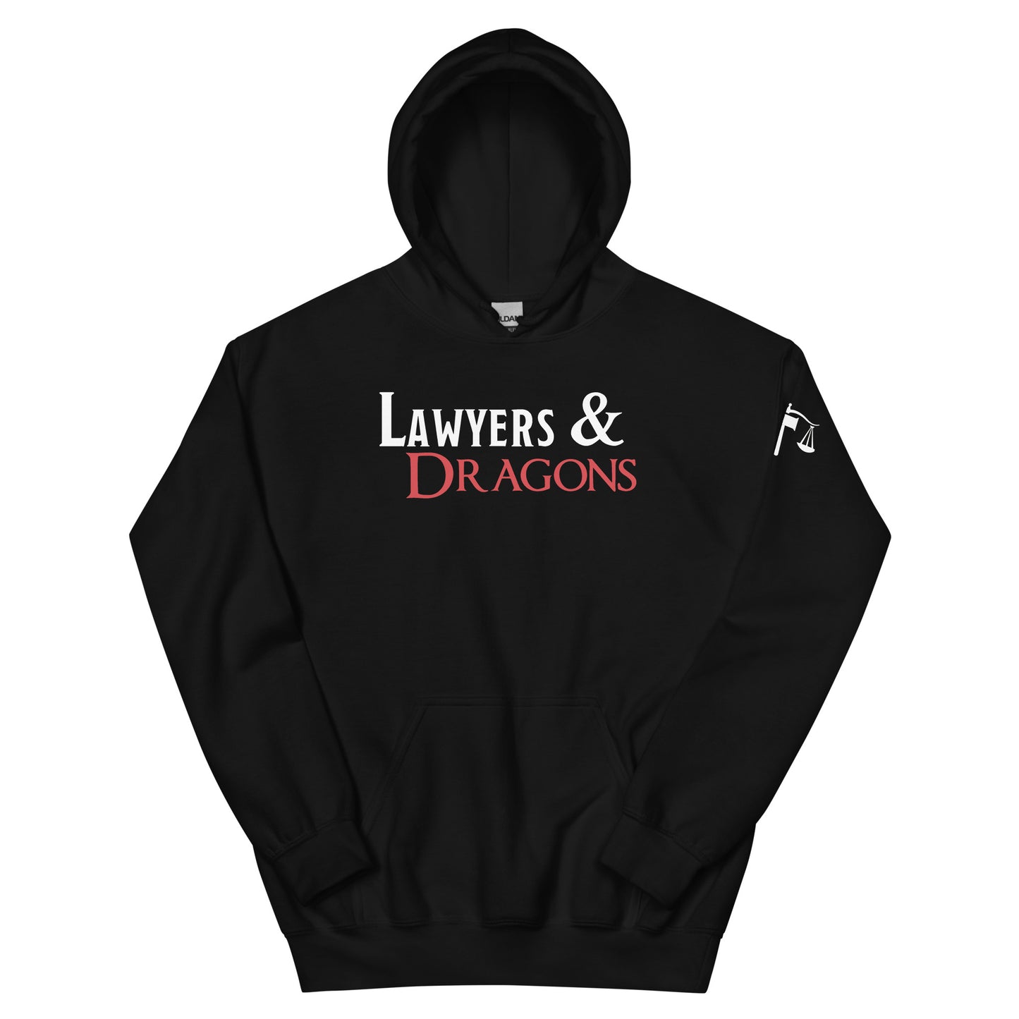 Lawyers & Dragons - Logo Title Hoodie Extended Sizes