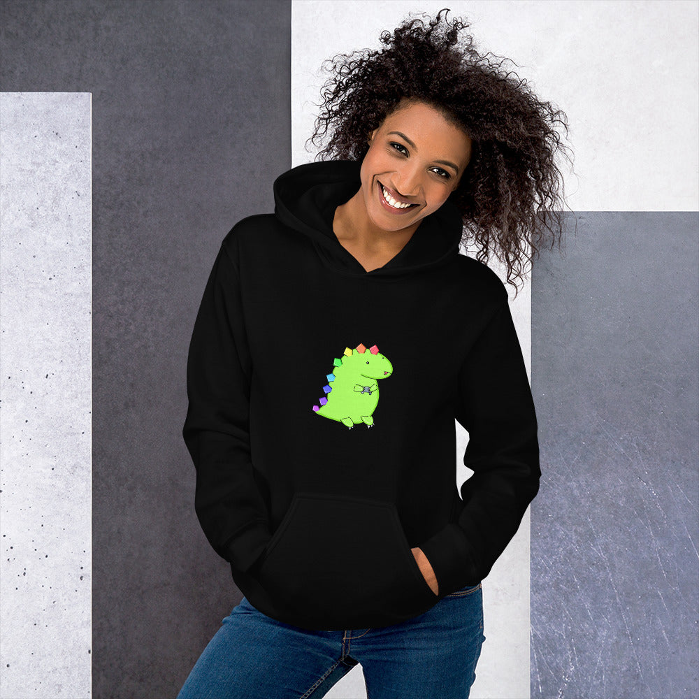 Gaming Dino Hoodie - Extended Sizes
