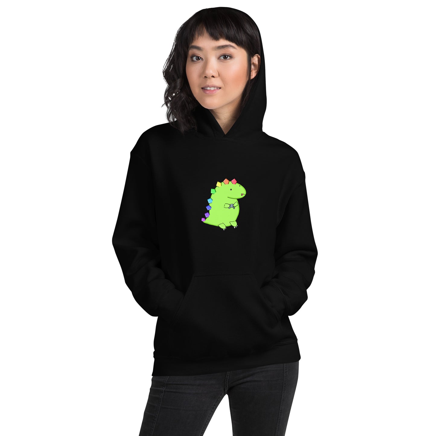 Gaming Dino Hoodie - Extended Sizes