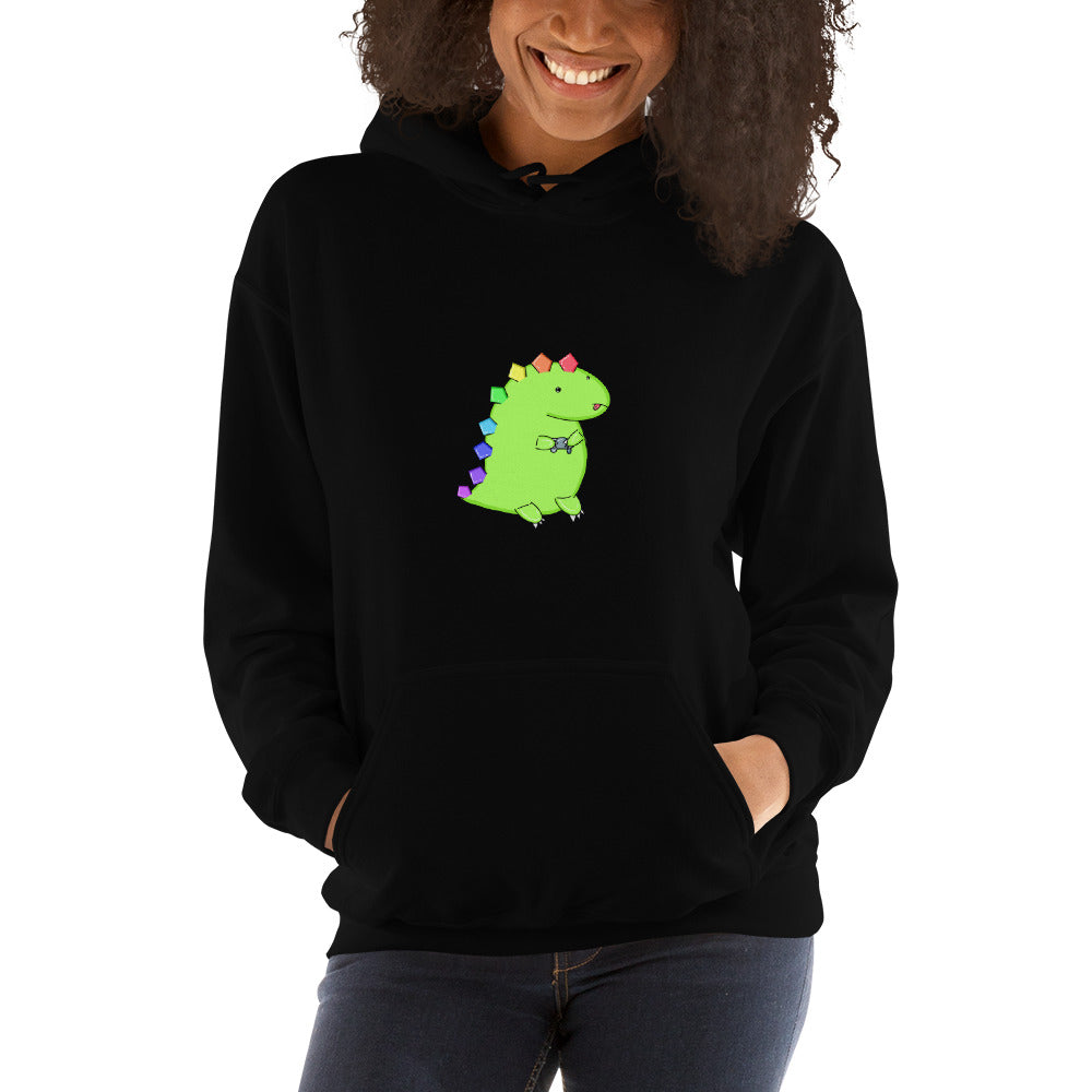 Gaming Dino Hoodie - Extended Sizes