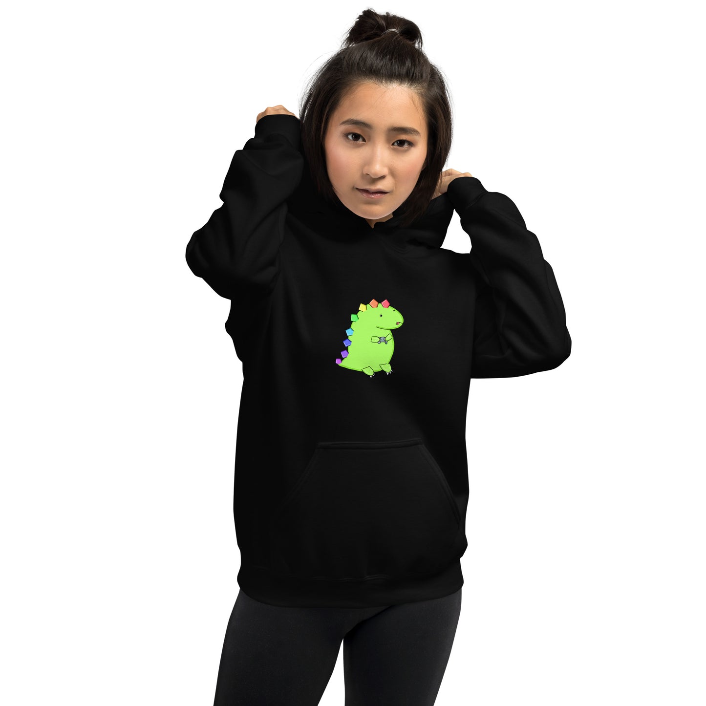 Gaming Dino Hoodie - Extended Sizes