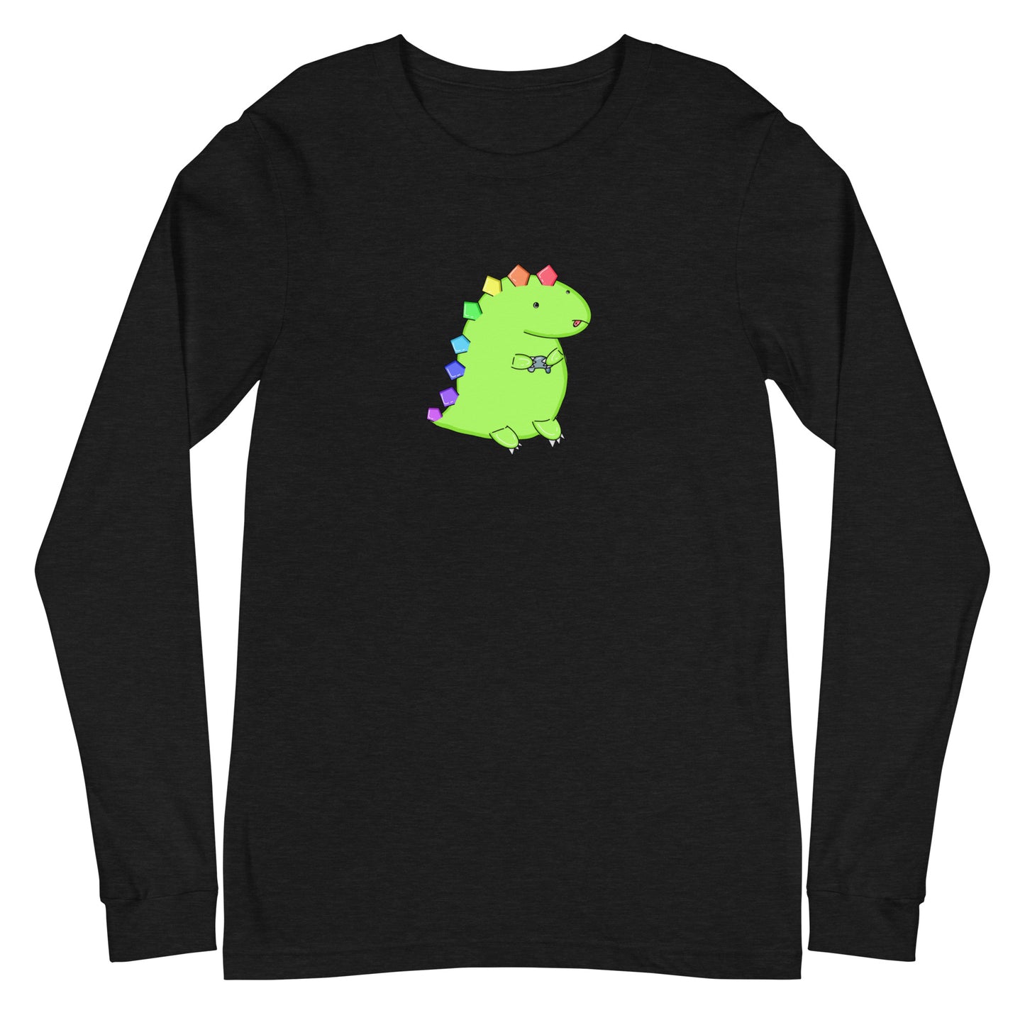 Gaming Dino - Long Sleeve Tee - LOTS OF COLORS!