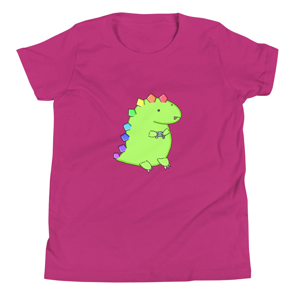 Gaming Dino Tee - YOUTH SIZES - Multiple Colors - Designed Exclusively for Virtual Legality by the Littlest Hoegling