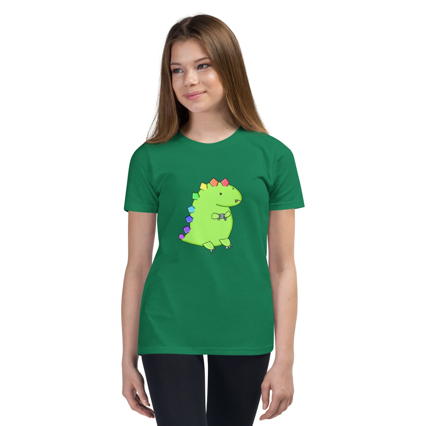 Gaming Dino Tee - YOUTH SIZES - Multiple Colors - Designed Exclusively for Virtual Legality by the Littlest Hoegling