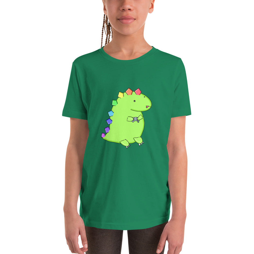 Gaming Dino Tee - YOUTH SIZES - Multiple Colors - Designed Exclusively for Virtual Legality by the Littlest Hoegling