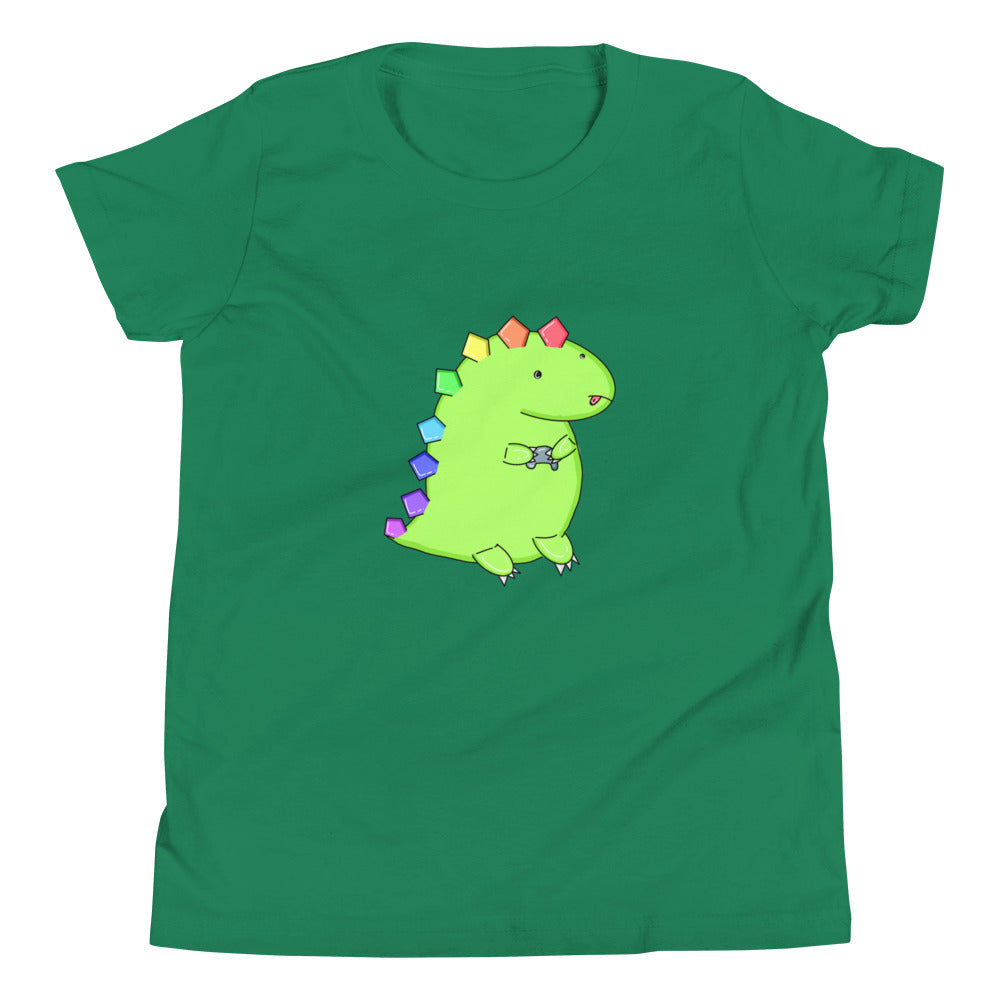 Gaming Dino Tee - YOUTH SIZES - Multiple Colors - Designed Exclusively for Virtual Legality by the Littlest Hoegling