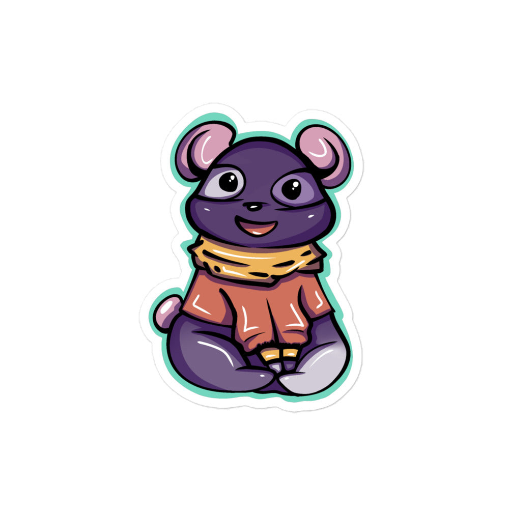 Gaming Dino Family: Cozy Panda Sticker