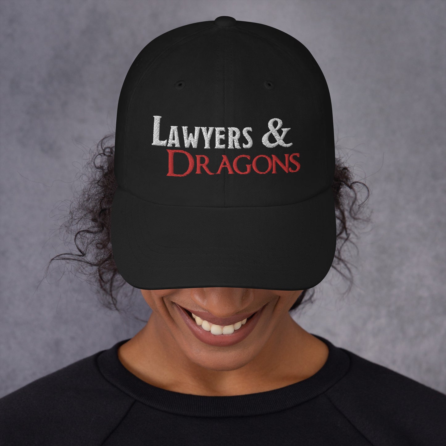 Lawyers & Dragons - Logo Title ADJUSTABLE Hat - *NEW COLORS ADDED*