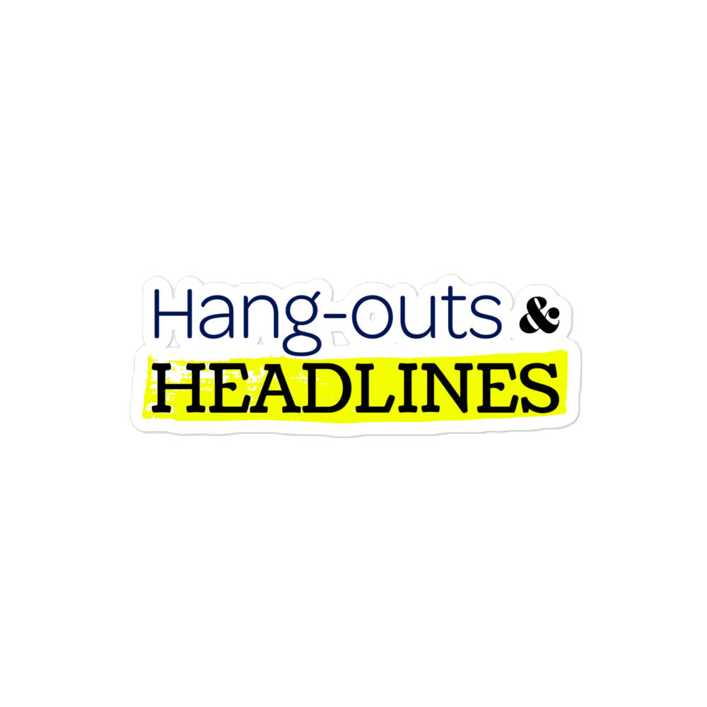 Headlines - Logo Sticker
