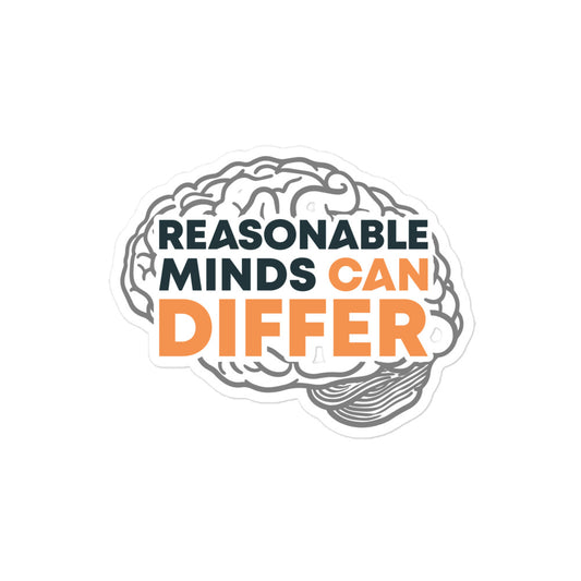 Reasonable Minds - Brainy Sticker
