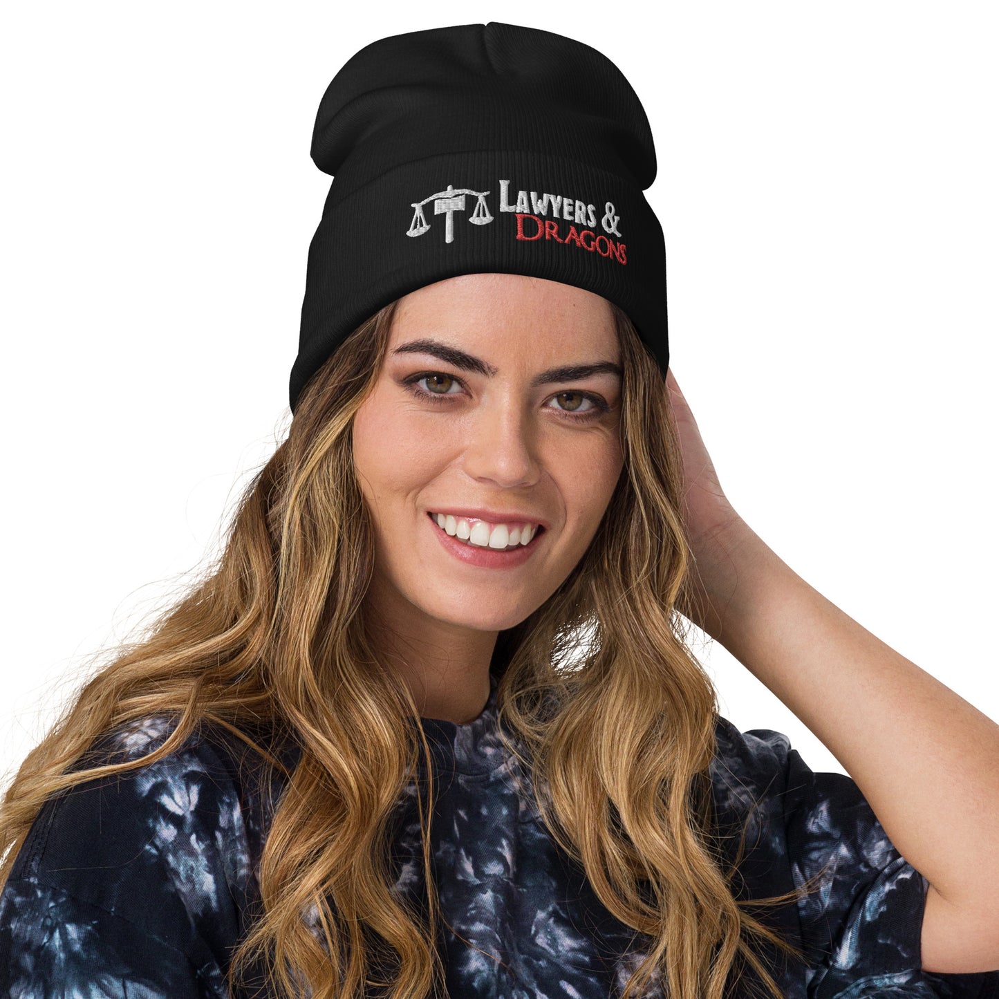 Lawyers & Dragons - Logo Title Beanie Hat (no pom!)