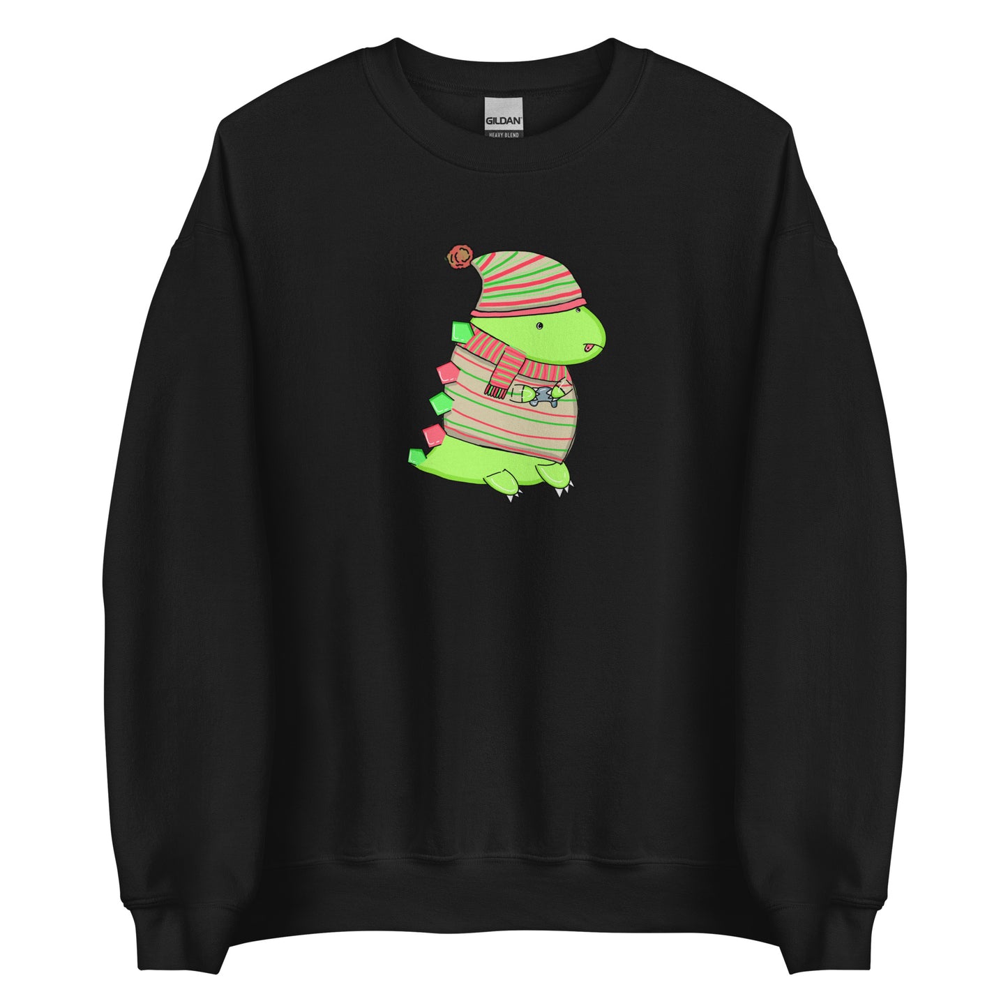 Holiday Gaming Dino - Sweatshirt - SEVERAL COLORS!