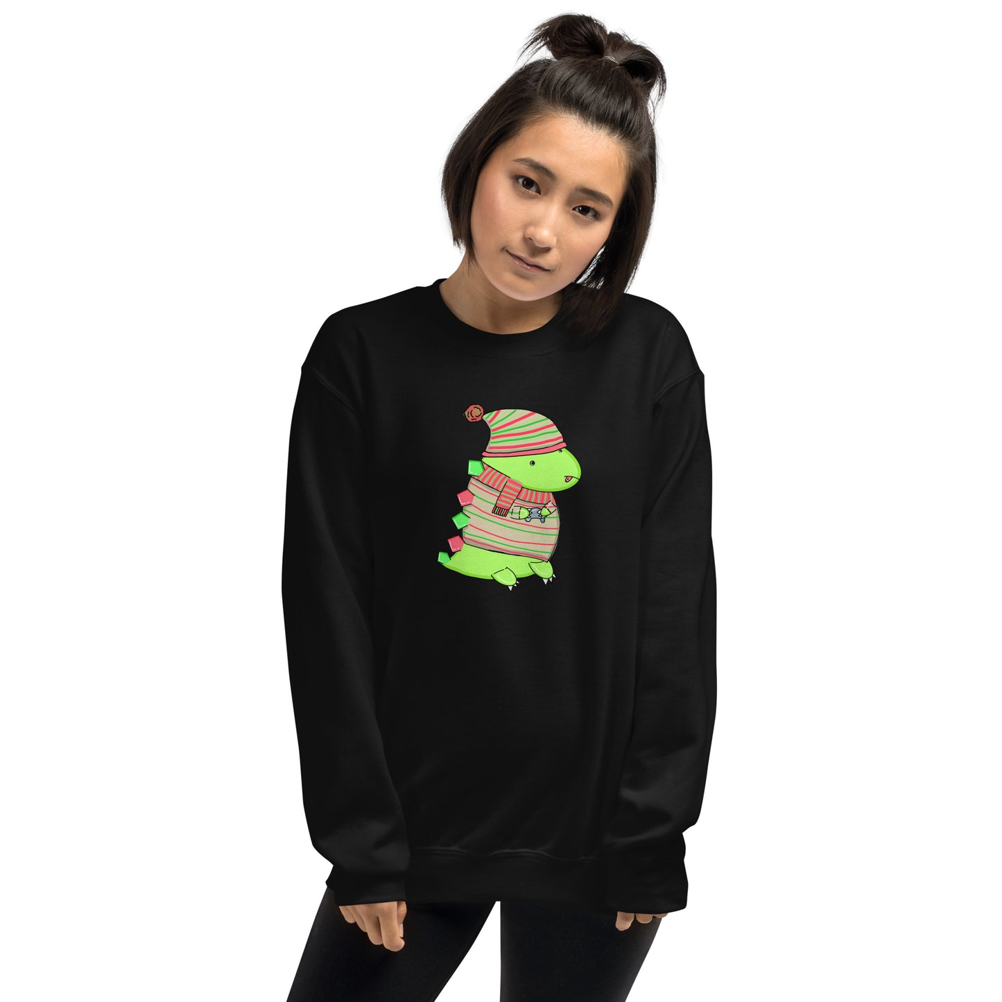 Holiday Gaming Dino - Sweatshirt - SEVERAL COLORS!