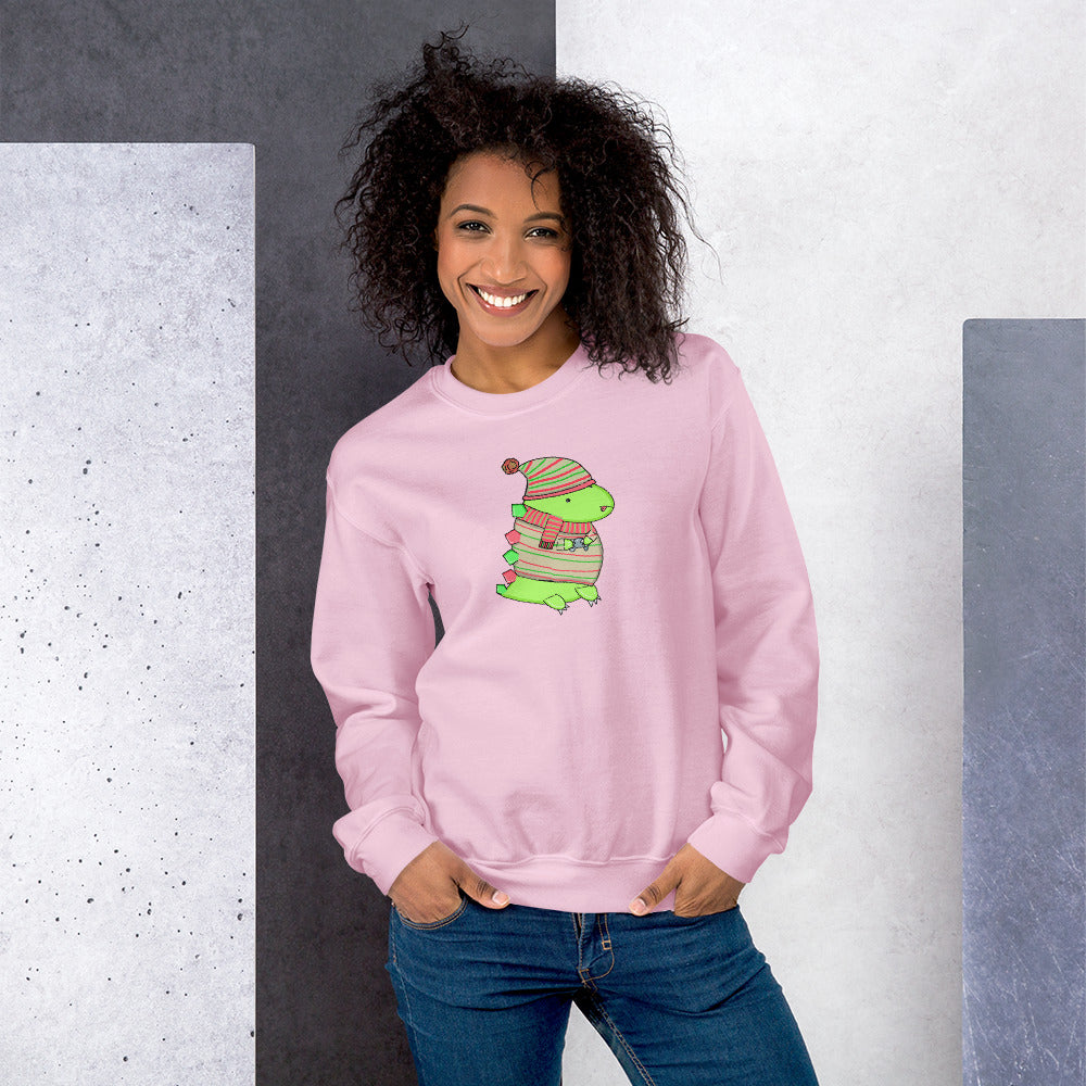 Holiday Gaming Dino - Sweatshirt - SEVERAL COLORS!