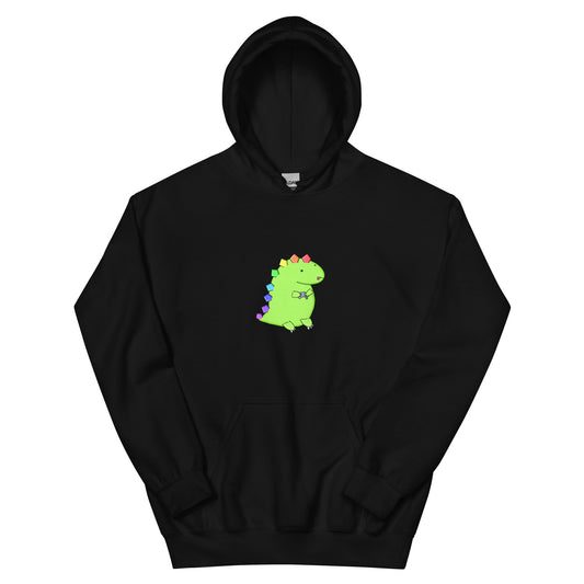 Gaming Dino Hoodie - Extended Sizes