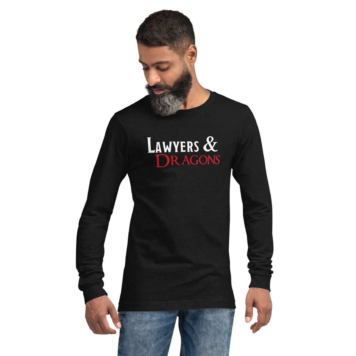 Lawyers & Dragons - Logo Title - Long Sleeve Tee