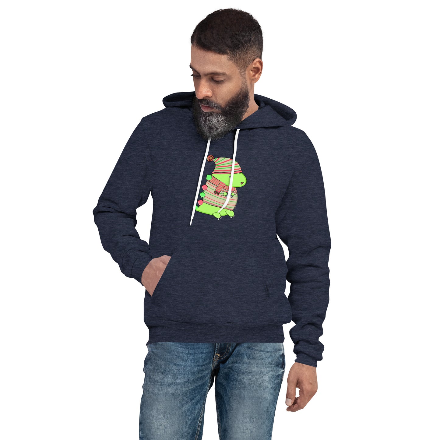 Holiday Gaming Dino - Hoodie