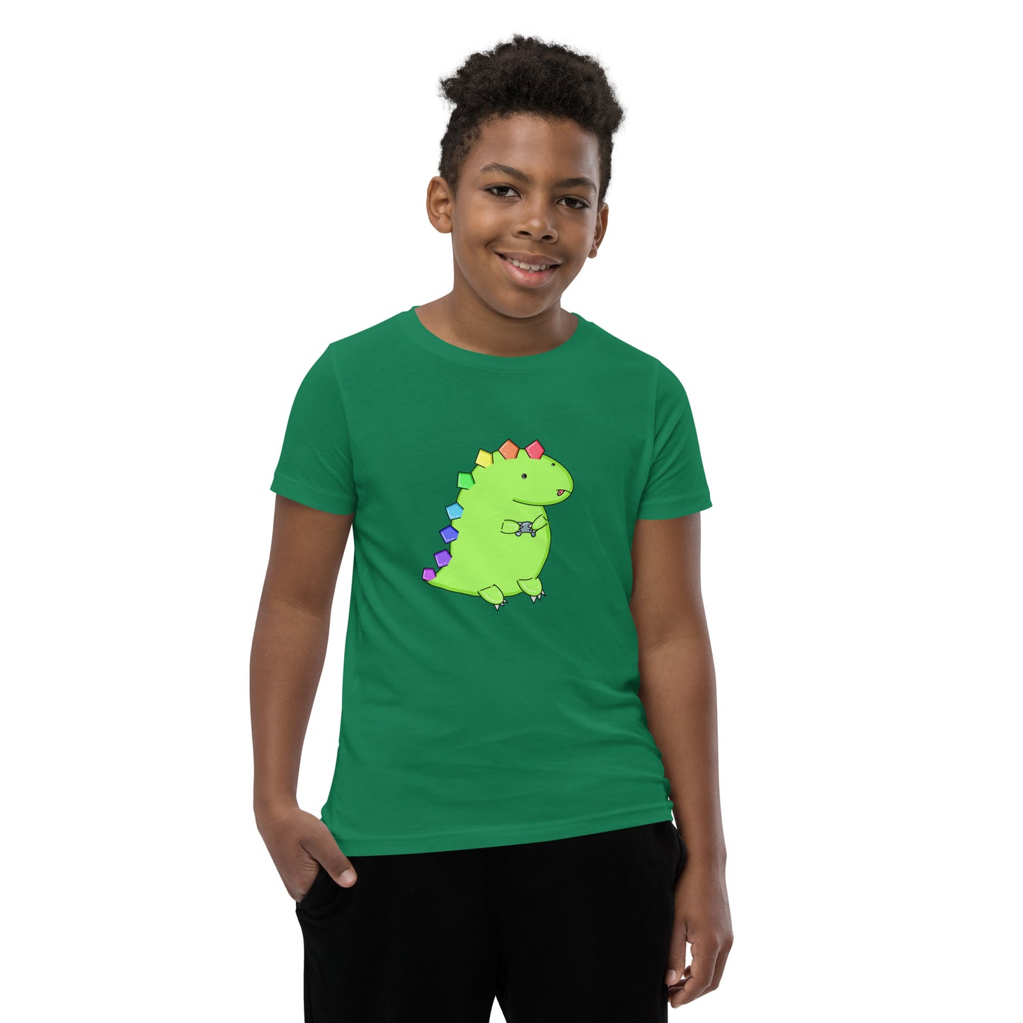 Gaming Dino Tee - YOUTH SIZES - Multiple Colors - Designed Exclusively for Virtual Legality by the Littlest Hoegling